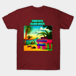 Piano Keys, Island Breeze T-Shirt